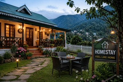 Homestay Website Design