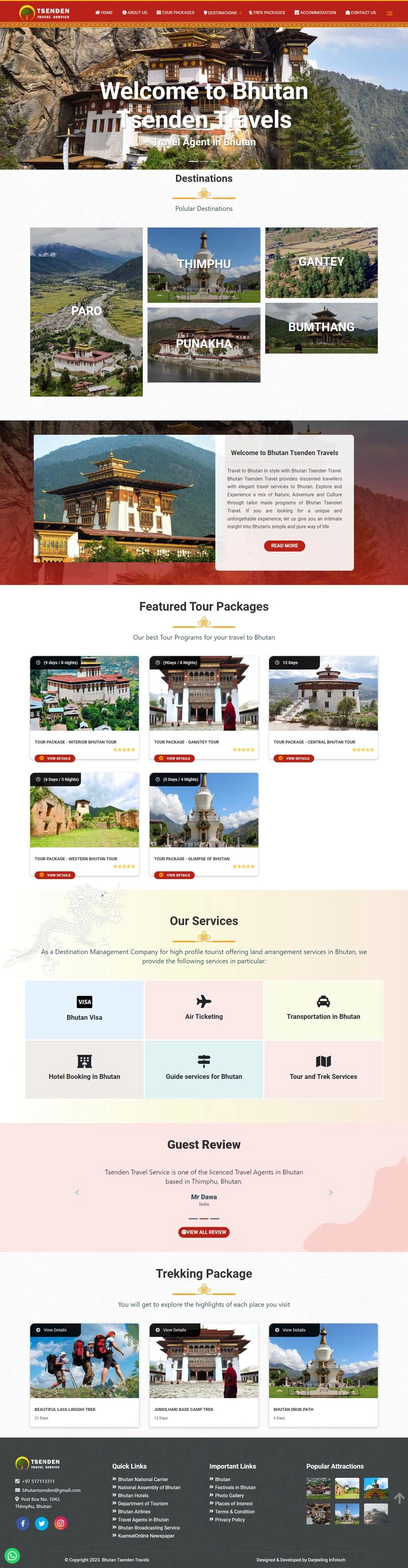 Bhutan Tsenden Travel