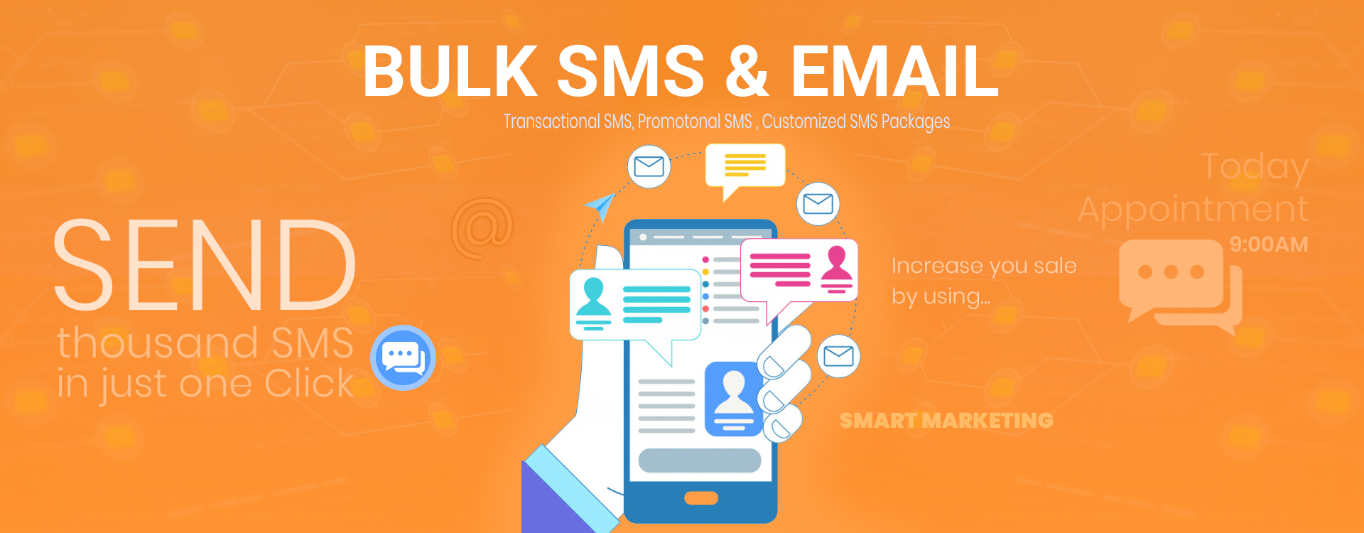 bulk sms and email